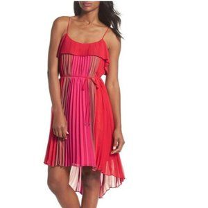 Beautiful Vibrant Pleaded Dress! Tags Attached!